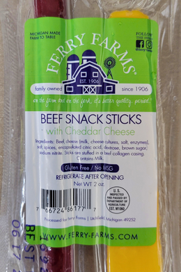 Beef Snack Stick with Cheddar Cheese