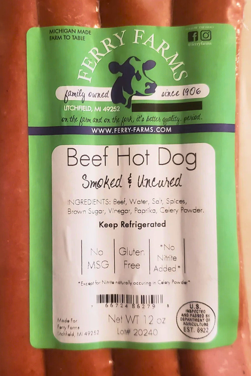 Beef Hot Dogs - 4 pack