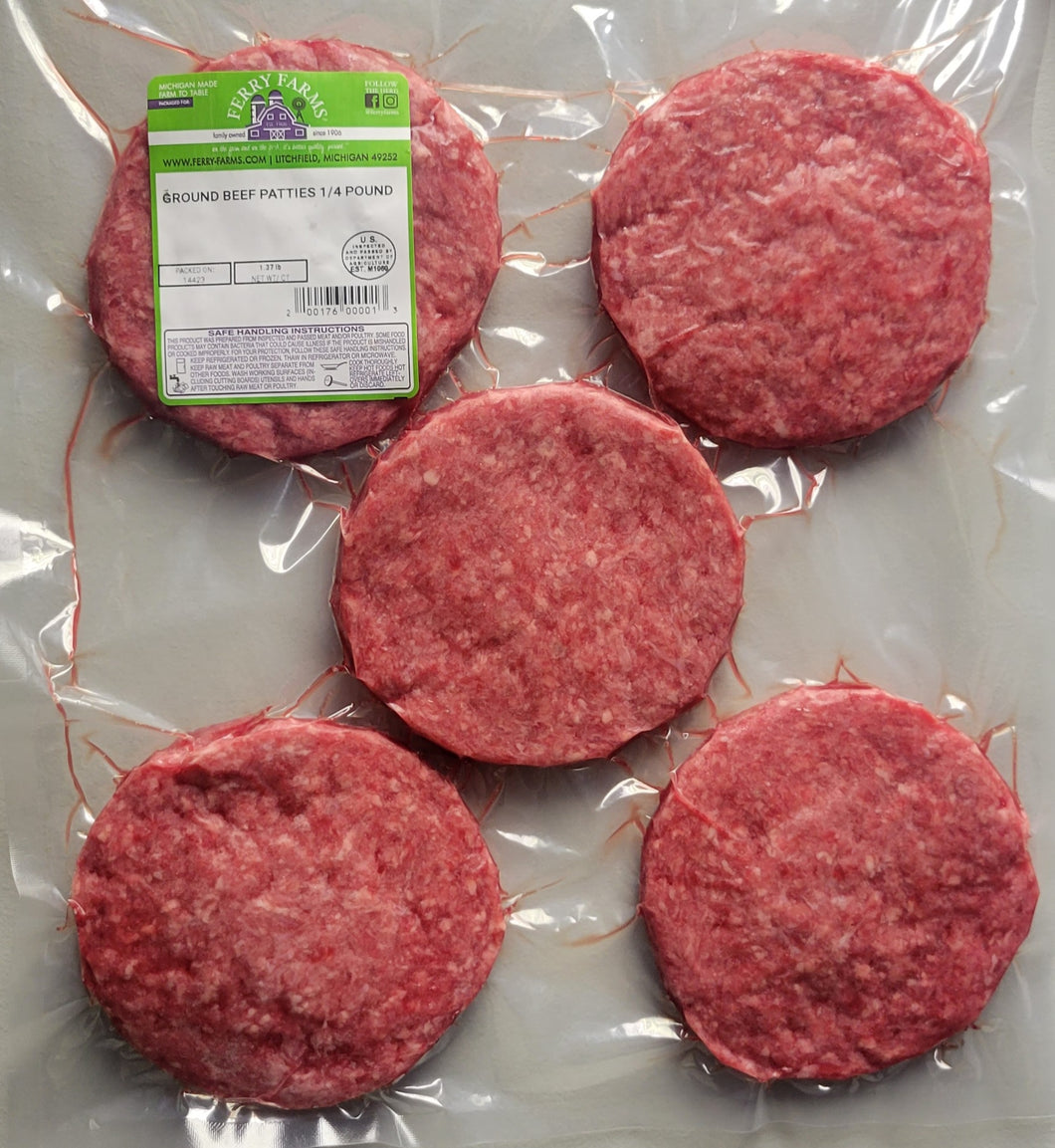 Family Pack 1/4 lbs Patties (5pk)