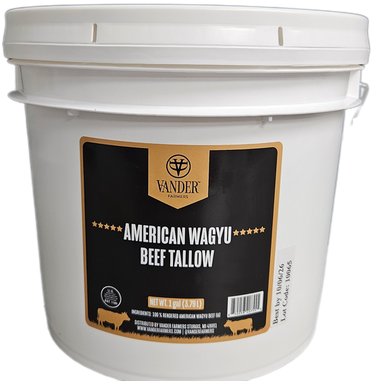 Wagyu Beef Tallow - 1 Gallon