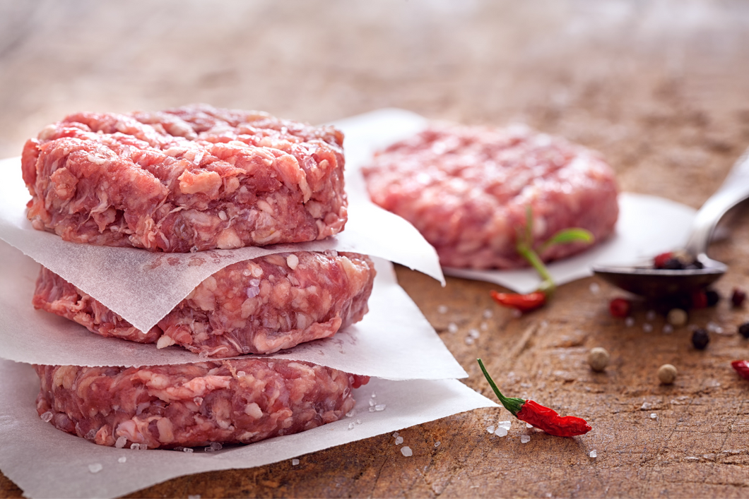 Grilling Burger Patties - (4) 1/4# Patties
