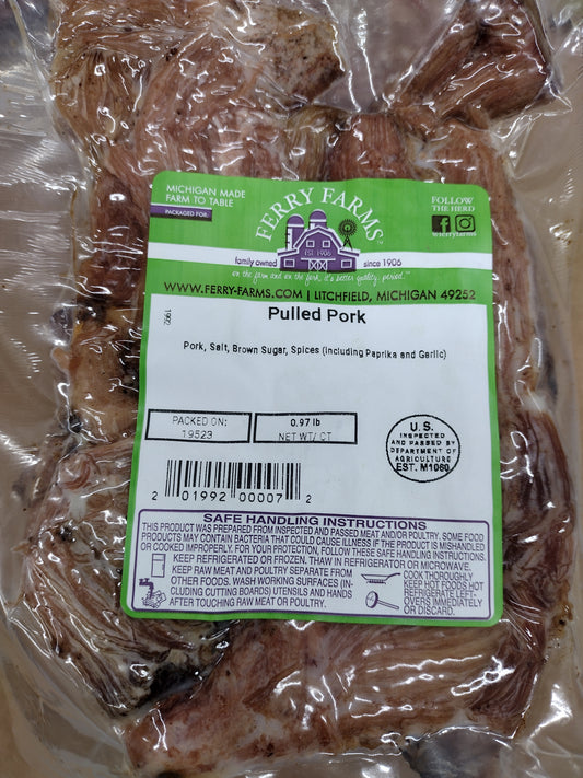Bulk Smoked Pulled Pork - 1 lb.